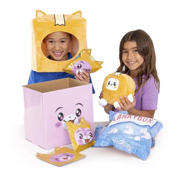 LankyBox Giant Foxy Mystery Box Plush & Toys Set Kids Fun Collectibles NEW - Picture 3 of 13